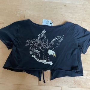 GARAGE Redone Cropped Graphic Tee